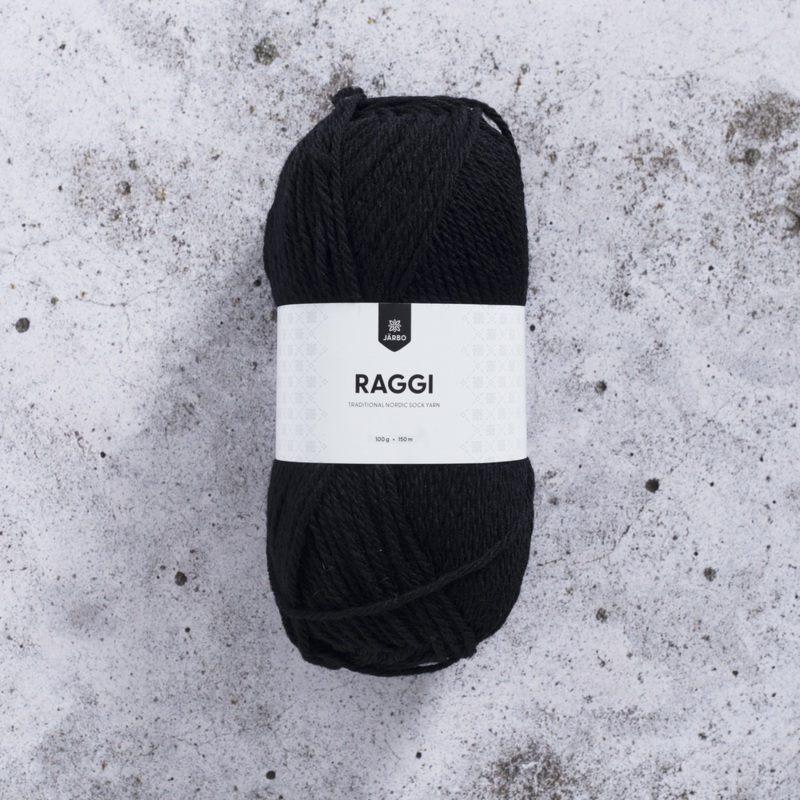Järbo Raggi 100g 1558 Charcoal Black
