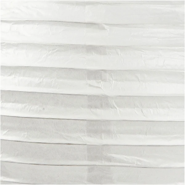 Lampion papierowy, 20 cm, 1 sztuka Biały