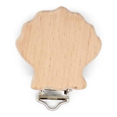 HobbyArts Klips do szelek z drewna, Kształt, 1 sztuka Małż