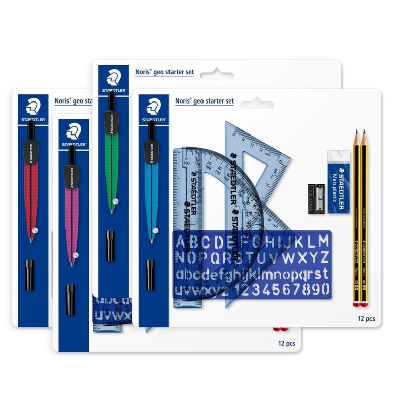 Zestaw geometrii STAEDTLER Noris, 12 części