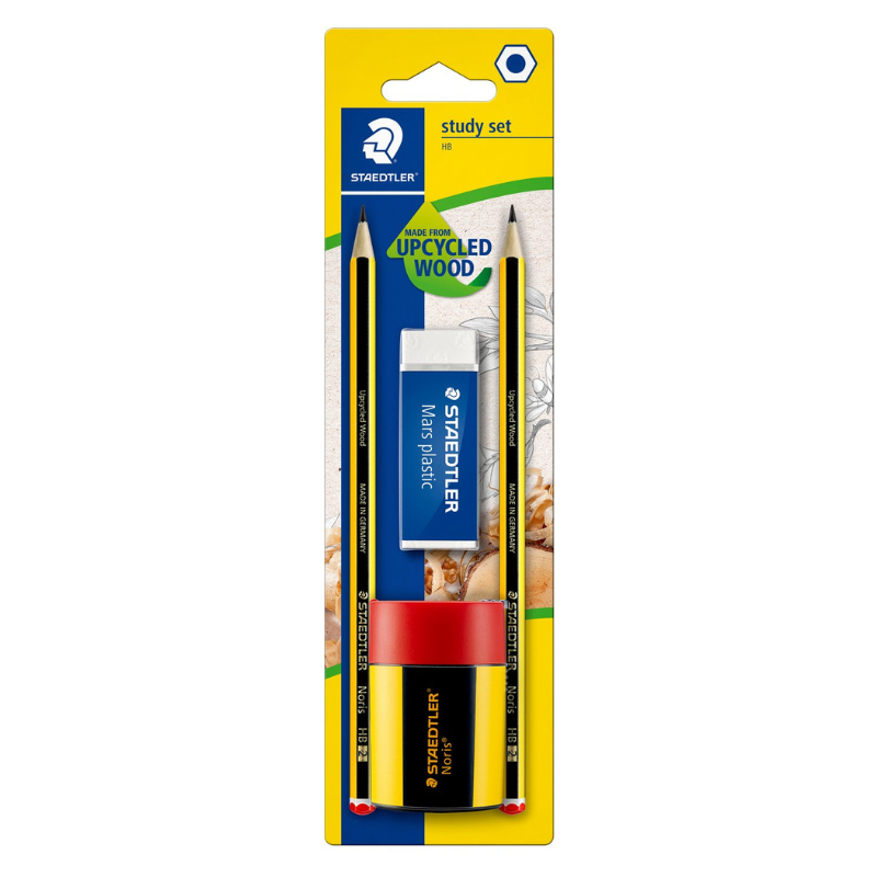 STAEDTLER Ołówki, gumka i temperówka, 4 szt