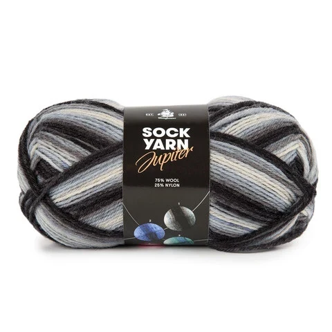 Mayflower Sock Yarn Universe Jupiter 01 Czarny