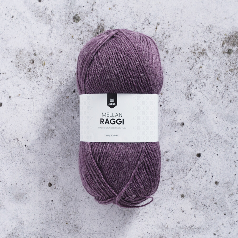 Järbo Mellanraggi 100g 28228 Mauve Orchid