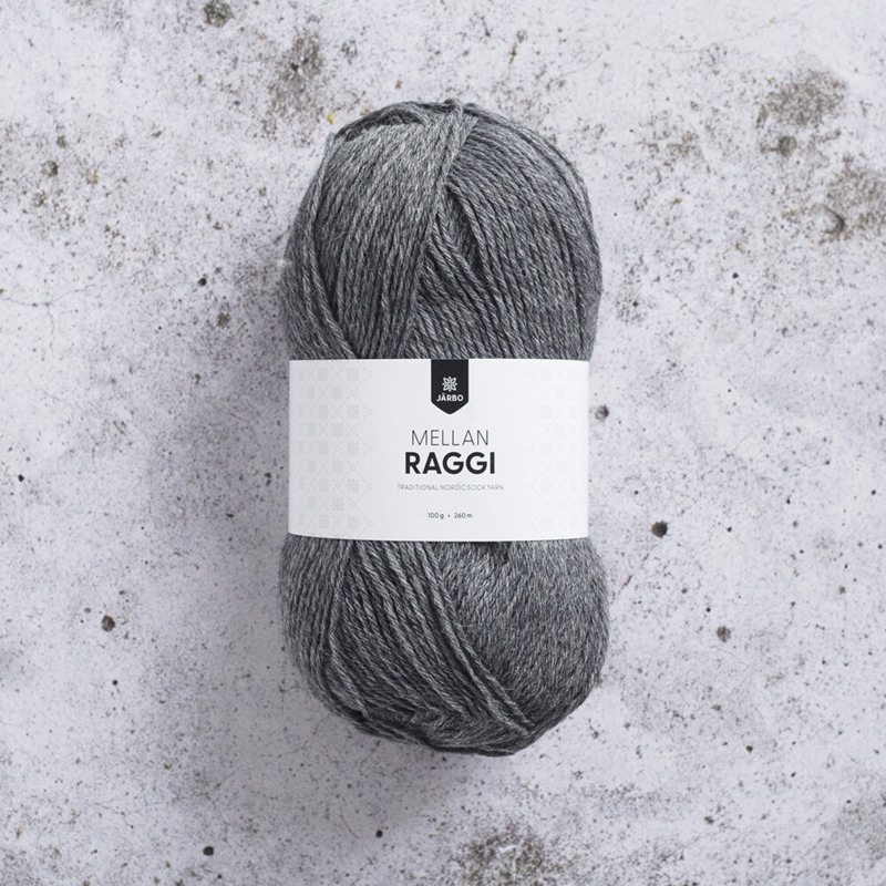 Järbo Mellanraggi 100g 28212 Dark Grey