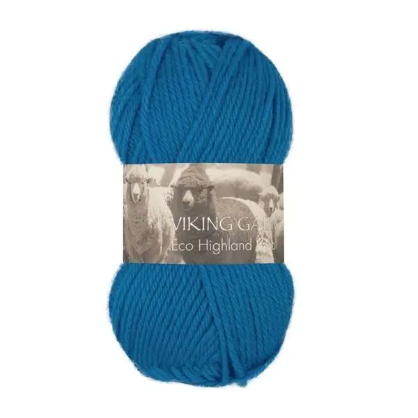 Viking Eco Highland Wool 225 Królewski niebieski
