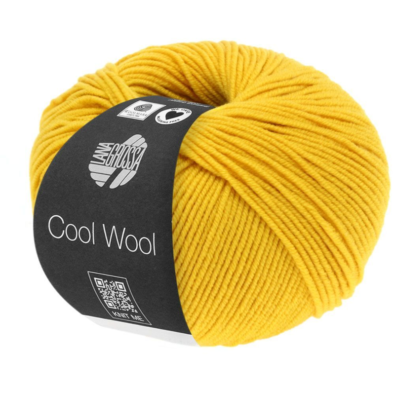 Lana Grossa Cool Wool 2005 Złoty żółty