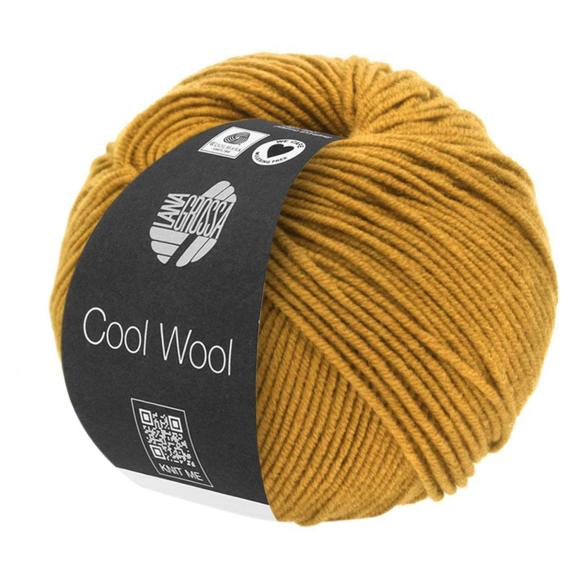 Lana Grossa Cool Wool 2035 Miodowy żółty