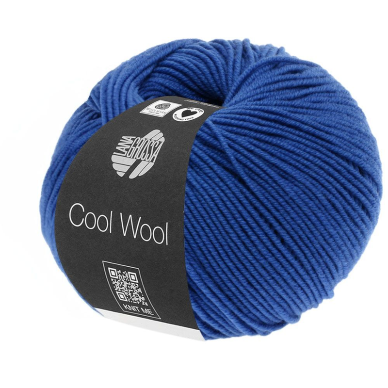 Lana Grossa Cool Wool 555 Kobaltowy niebieski