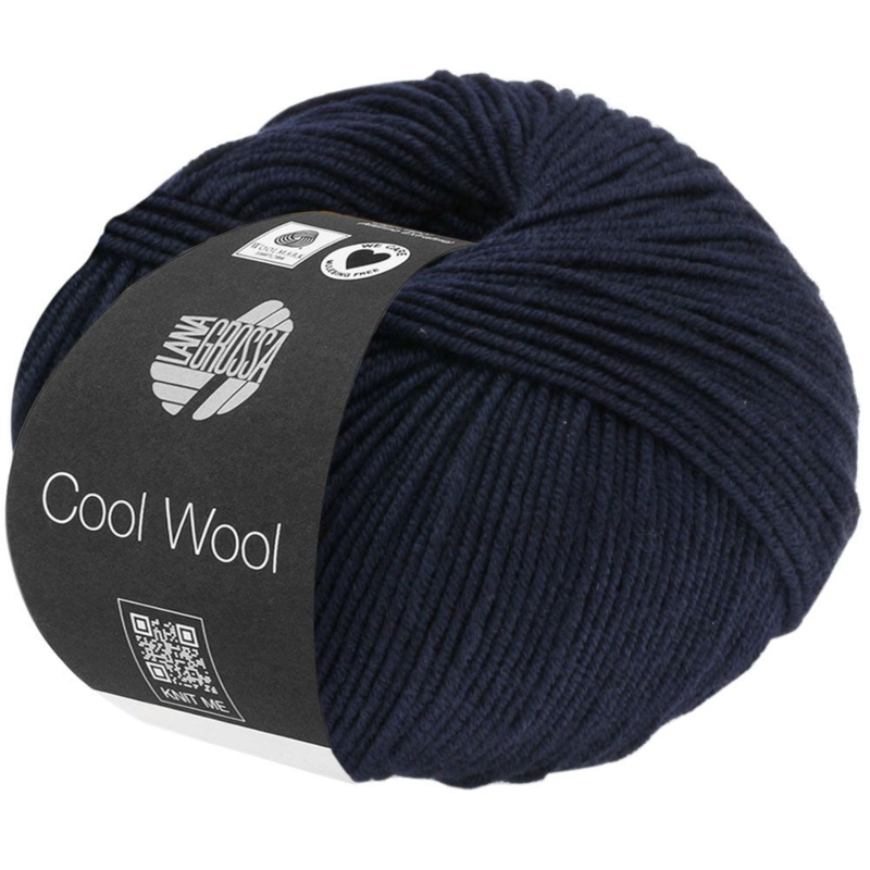 Lana Grossa Cool Wool 414 Granatowy nocny