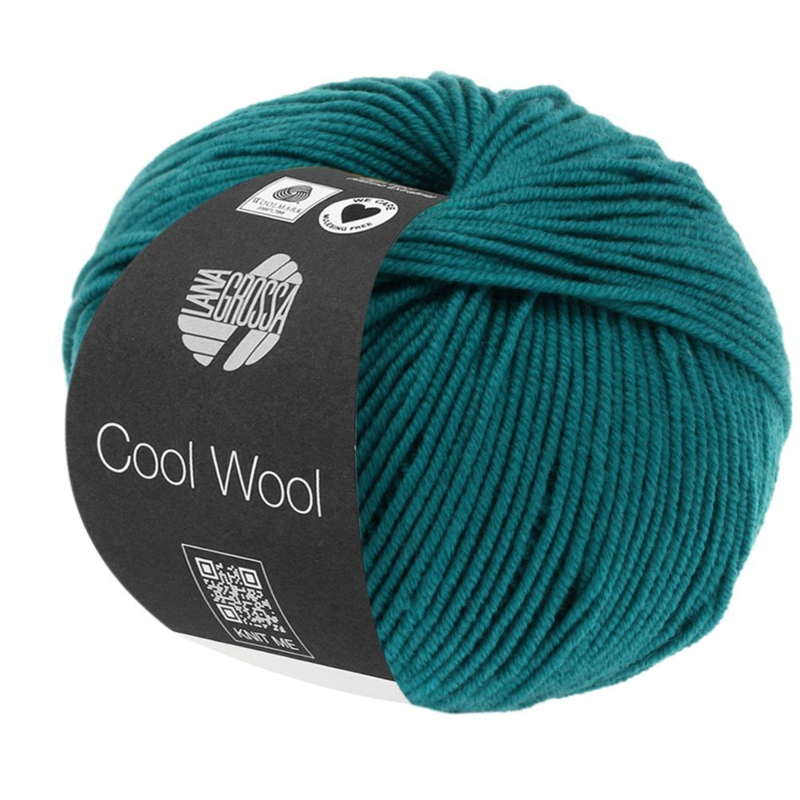 Lana Grossa Cool Wool 2015 Zielony petrol