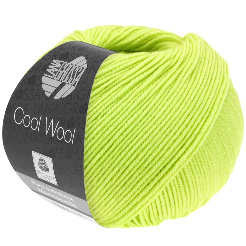 Lana Grossa Cool Wool 2089 Żółto-zielony