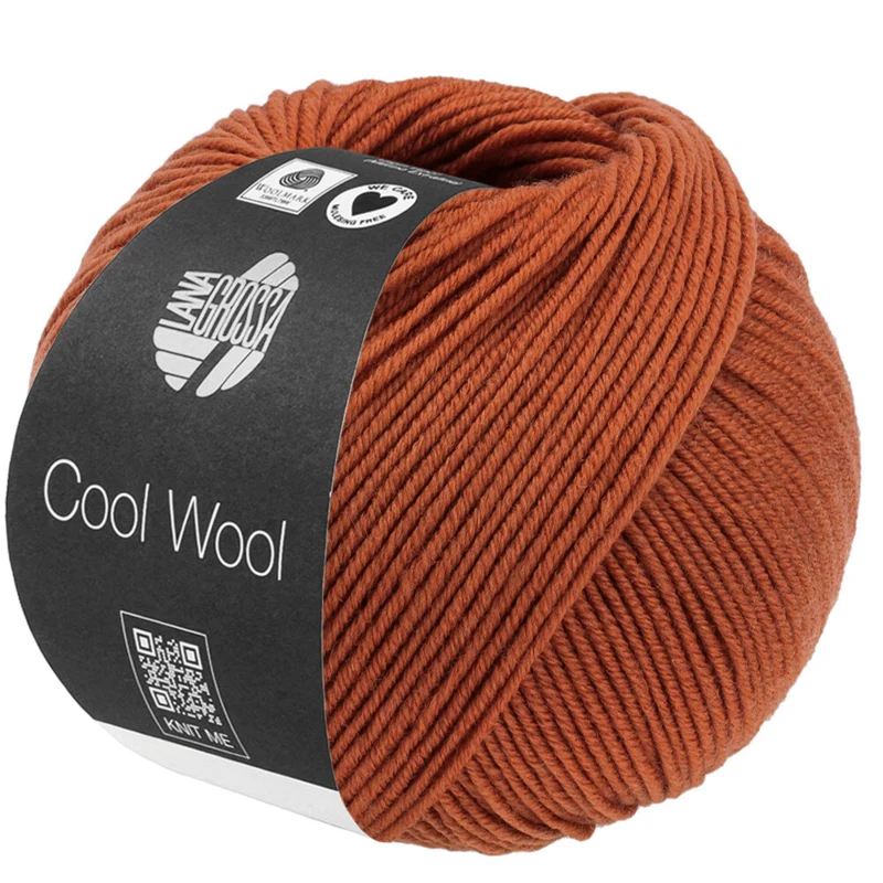 Lana Grossa Cool Wool 2125 Cynamonowy brązowy