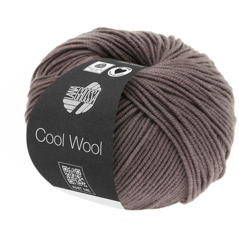 Lana Grossa Cool Wool 558 Szaro-brązowy