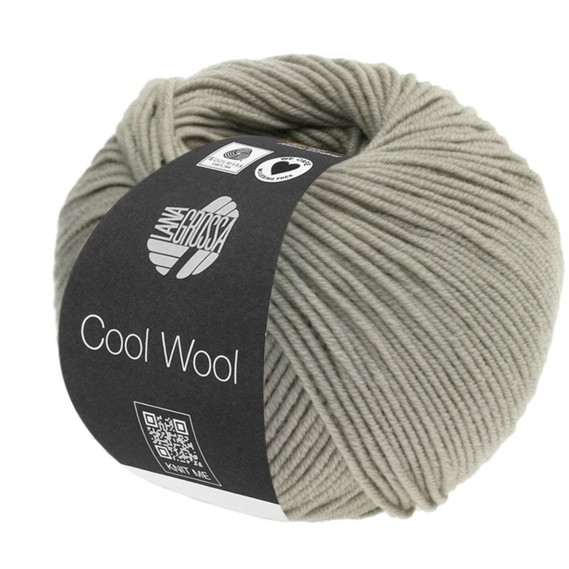 Lana Grossa Cool Wool 2027 Beżowo-szary