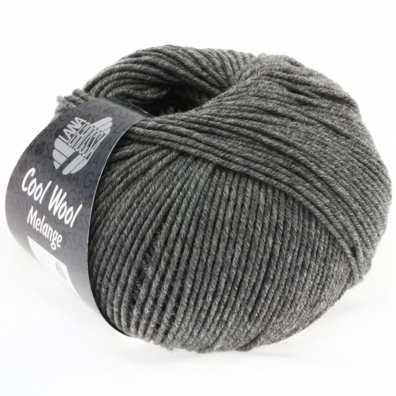 Lana Grossa Cool Wool 412 Ciemnoszary melanż