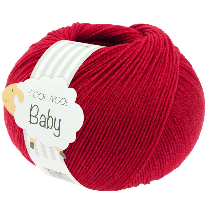 Lana Grossa Cool Wool Baby 343 Wiśniowy