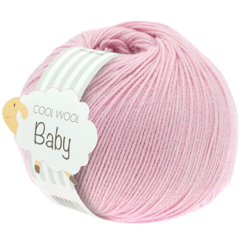 Lana Grossa Cool Wool Baby 216 Różowy