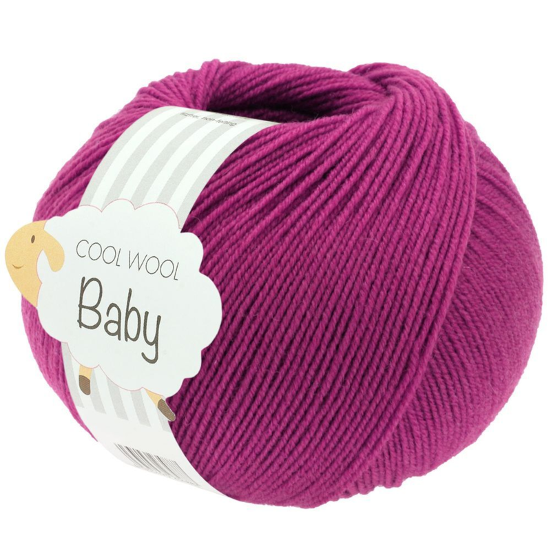 Lana Grossa Cool Wool Baby 340 Fuksja