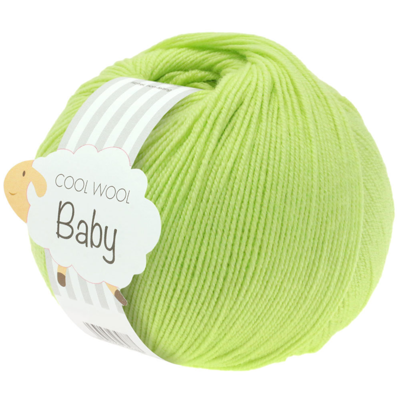 Lana Grossa Cool Wool Baby 228 Limonkowy