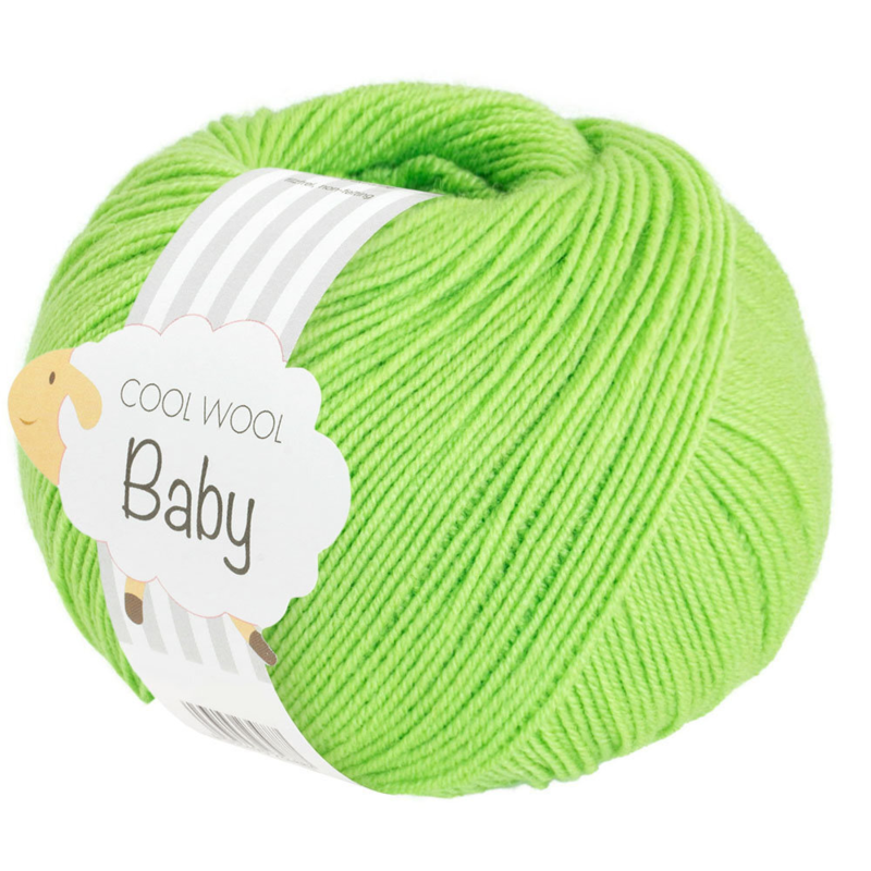 Lana Grossa Cool Wool Baby 319 Wiosenna zieleń