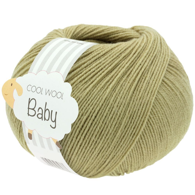 Lana Grossa Cool Wool Baby 335 Pastelowy zielony