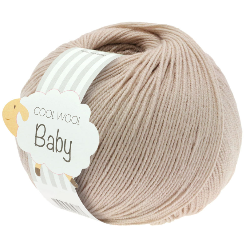 Lana Grossa Cool Wool Baby 212 Beżowy