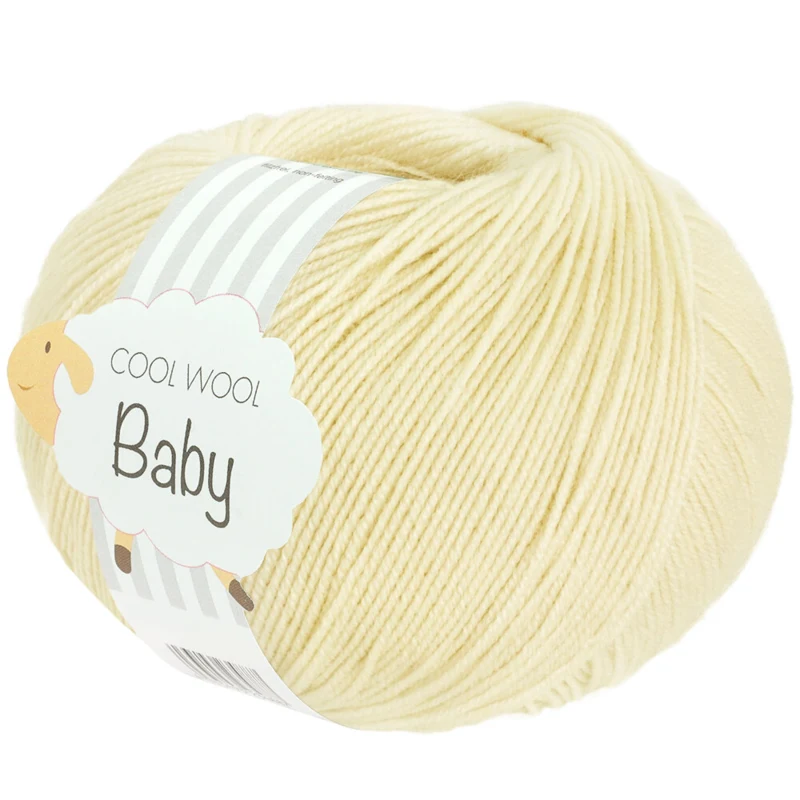 Lana Grossa Cool Wool Baby 347 Bladożółty