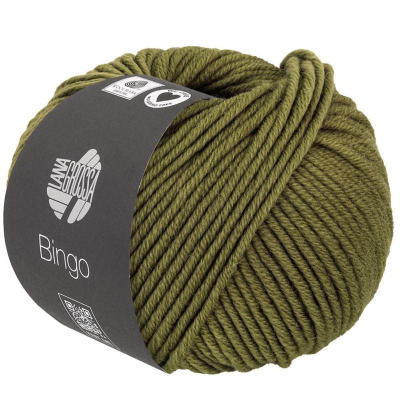 Lana Grossa Bingo 773 Zielony khaki