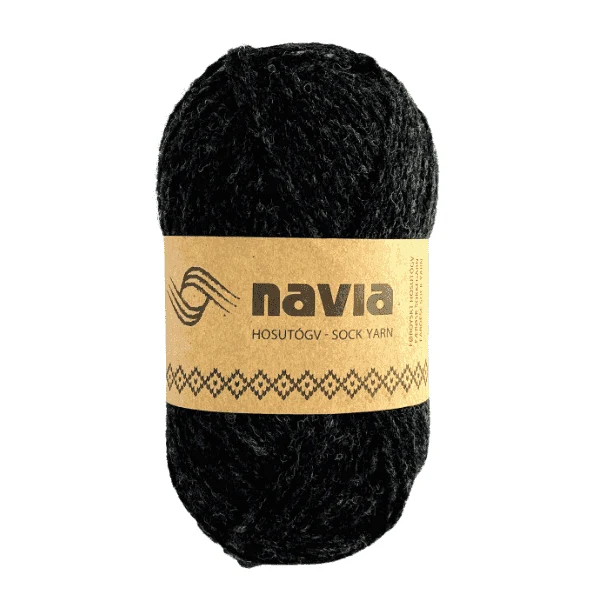 Navia Sock Yarn 504 Ciemnoszary