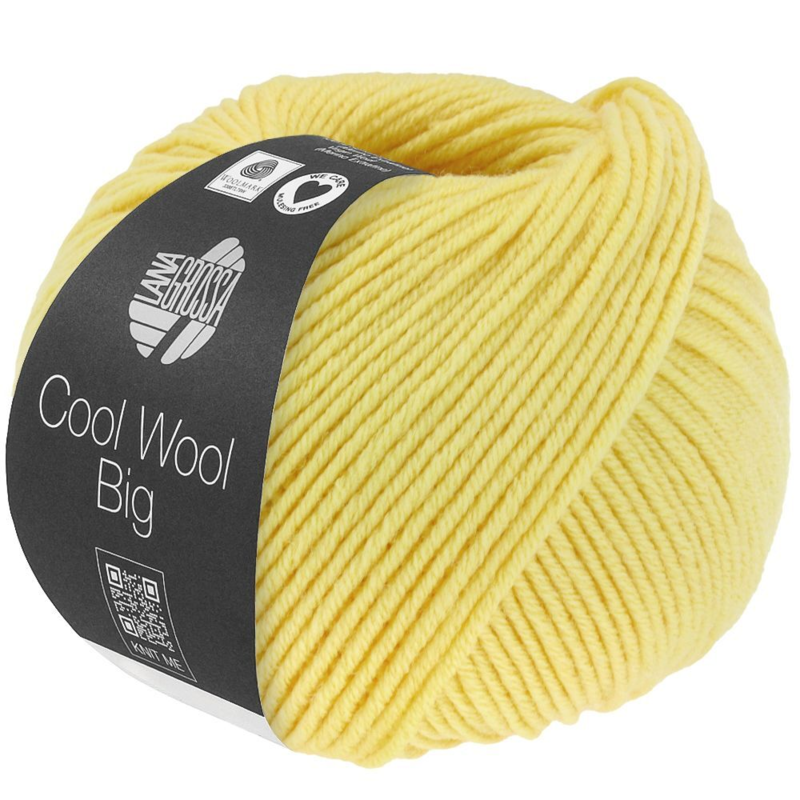 Lana Grossa Cool Wool Big 1028 Żółtozielony