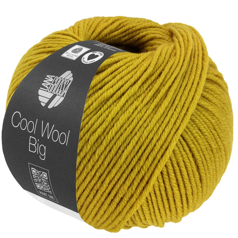 Lana Grossa Cool Wool Big 1039 Musztardowy