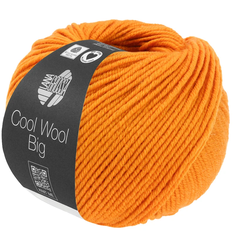 Lana Grossa Cool Wool Big 1041 Pomarańczowy