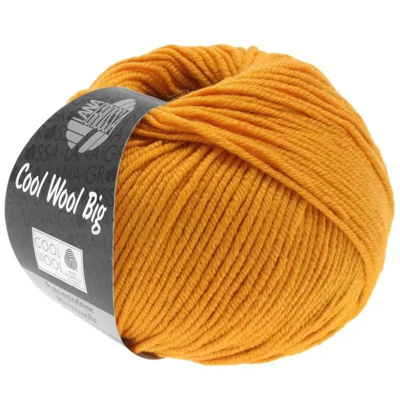 Cool Wool Big 974 Żółty pomarańczowy
