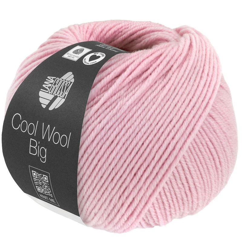 Lana Grossa Cool Wool Big 1030 Pudrowy róż