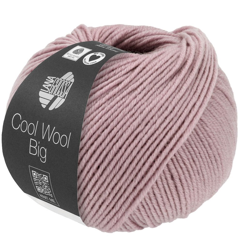 Lana Grossa Cool Wool Big 1033 Szaroróżowy