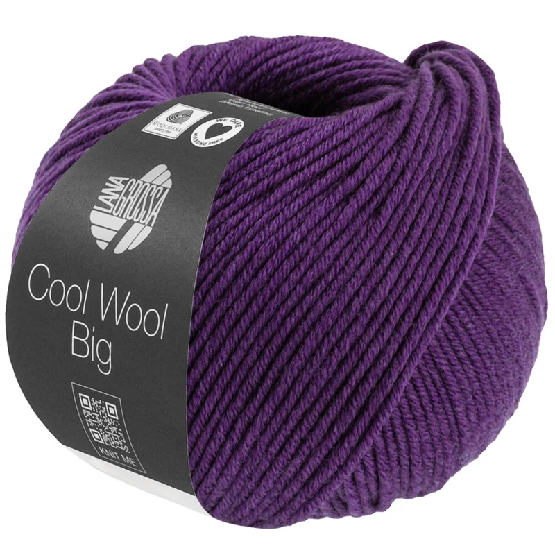 Lana Grossa Cool Wool Big 1699 Fioletowy melanż