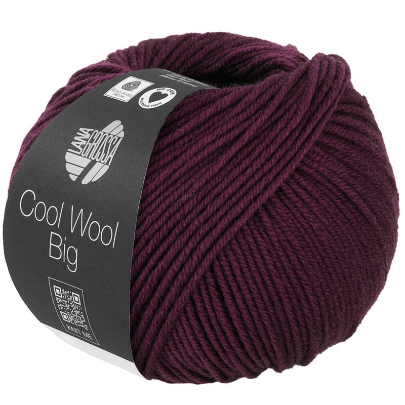 Lana Grossa Cool Wool Big 1035 Ciemny burgund