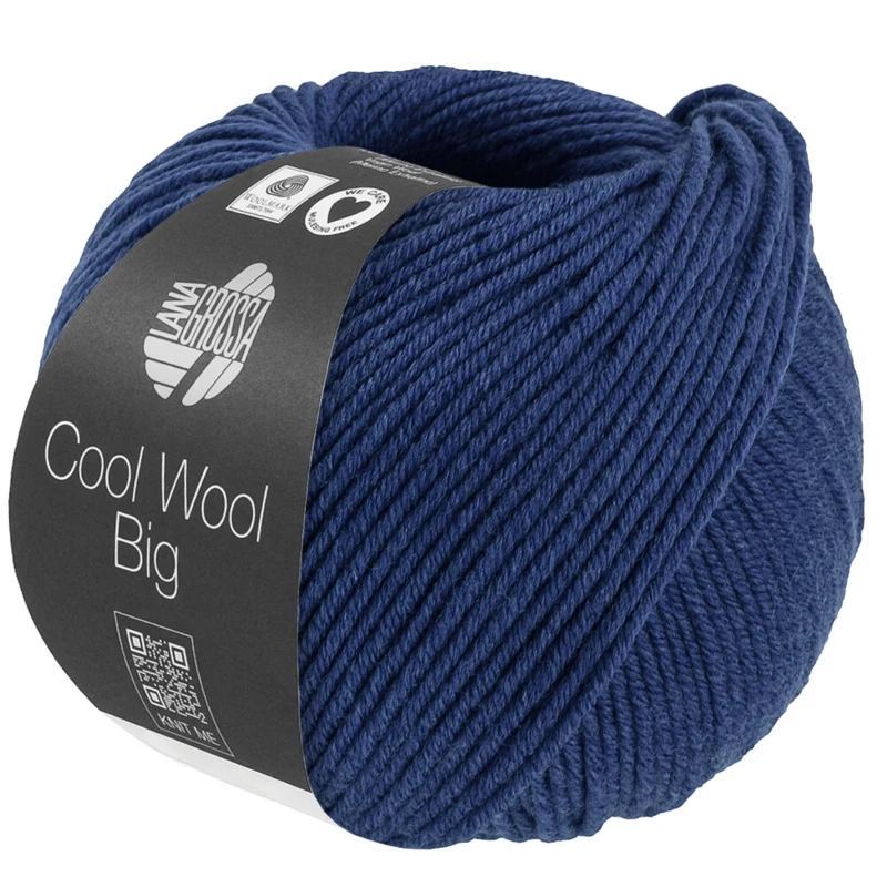 Lana Grossa Cool Wool Big 1704 Granatowy melanż