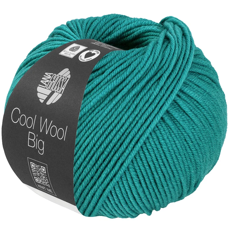 Lana Grossa Cool Wool Big 1043 Turkusowozielony