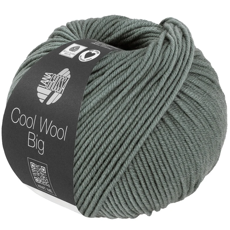 Lana Grossa Cool Wool Big 1040 Szarozielony