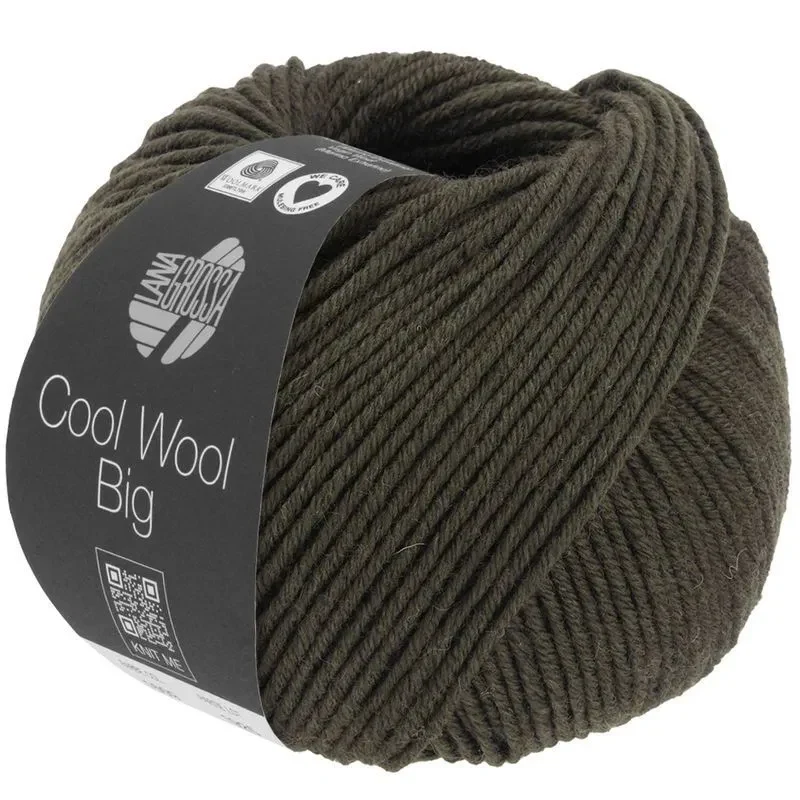 Cool Wool Big 1629 Ciemnooliwkowy melanż
