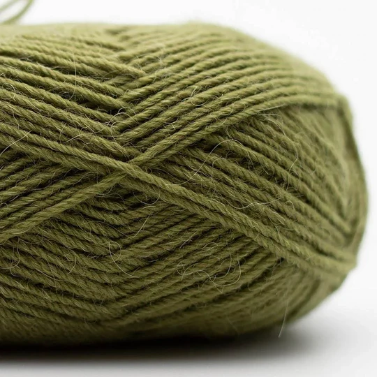 Kremke Soul Wool Edelweiss Alpaka 048 Gałązka oliwna