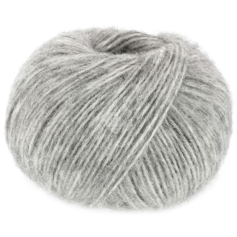 Lana Grossa Natural Alpaca Pelo 03 Jasnoszary melanż