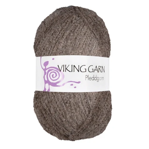 Viking Pleddgarn 707 Ciemnobrązowy