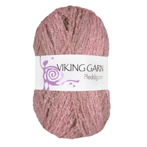 Viking Pleddgarn 763 Brązowy/Różowy
