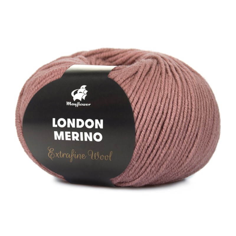 Mayflower London Merino 010 Miedziany róż