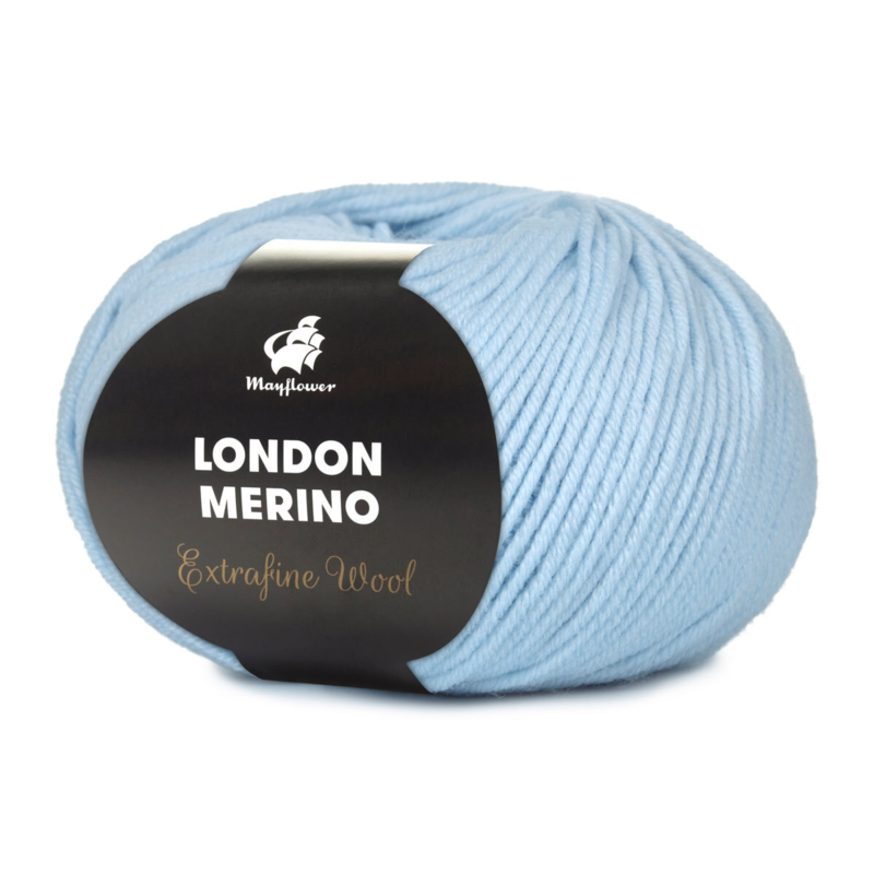 Mayflower London Merino 034 Pastelowy niebieski