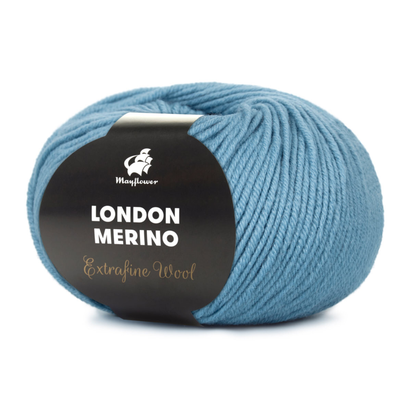 Mayflower London Merino 035 Surfer niebieski