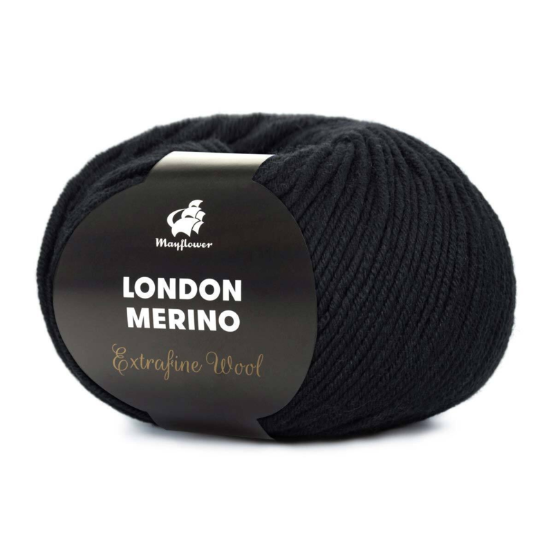 Mayflower London Merino 040 Czarny