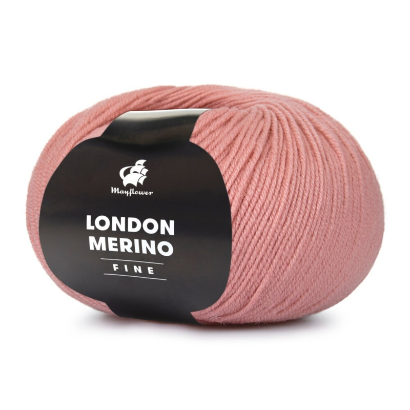 Mayflower London Merino Fine 011 Pudrowy róż